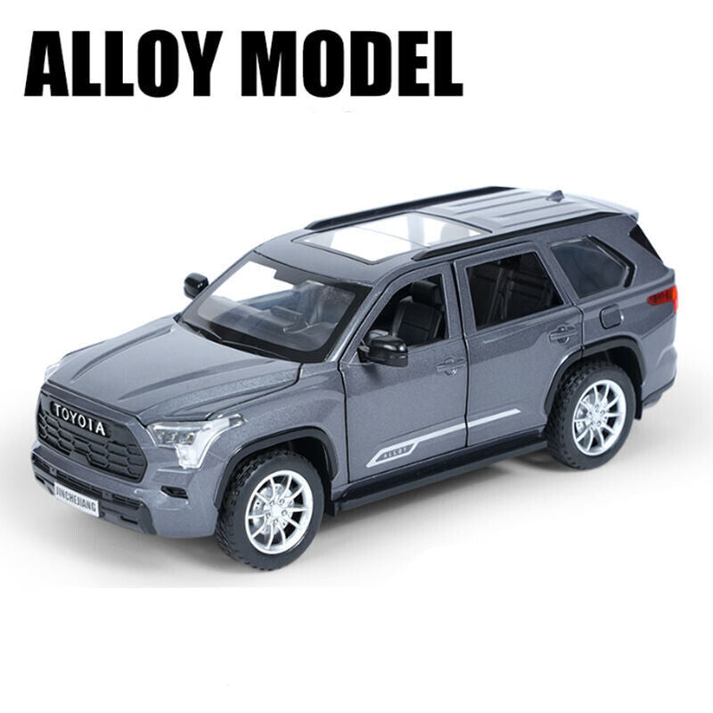 1:24 Toyota Sequoia SUV Diecast Model Car Vehicle To Simulation Sounds Lights