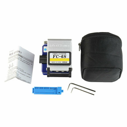 9 in 1 Fiber Optic FTTH Tool Kit Fiber Cleaver Optic Power Meter Wire Stripper