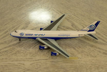 Dragon Ocean Airlines 747-200F I-OCEA 1/400 diecast plane model aircraft