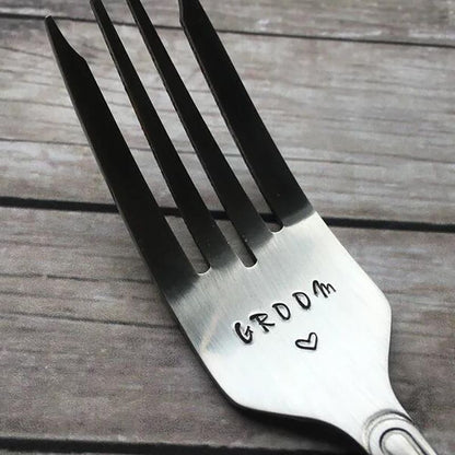 Bride Groom Forks Beach Country Wedding Favors Newlywed Bachelor Hen Party Gifts