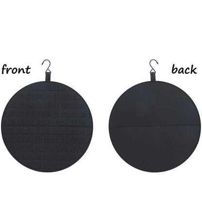 Jewelry Storage Bag 40cm Round Felt Brooch Badge Earring Display Board Organizer