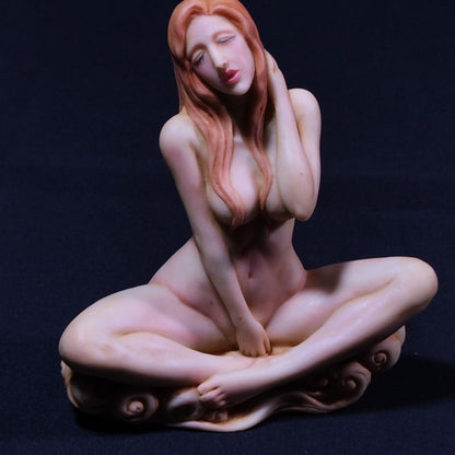 Original "Clouds" Beauty Sculpture Resin Art Ornament High-Grade Handicraft