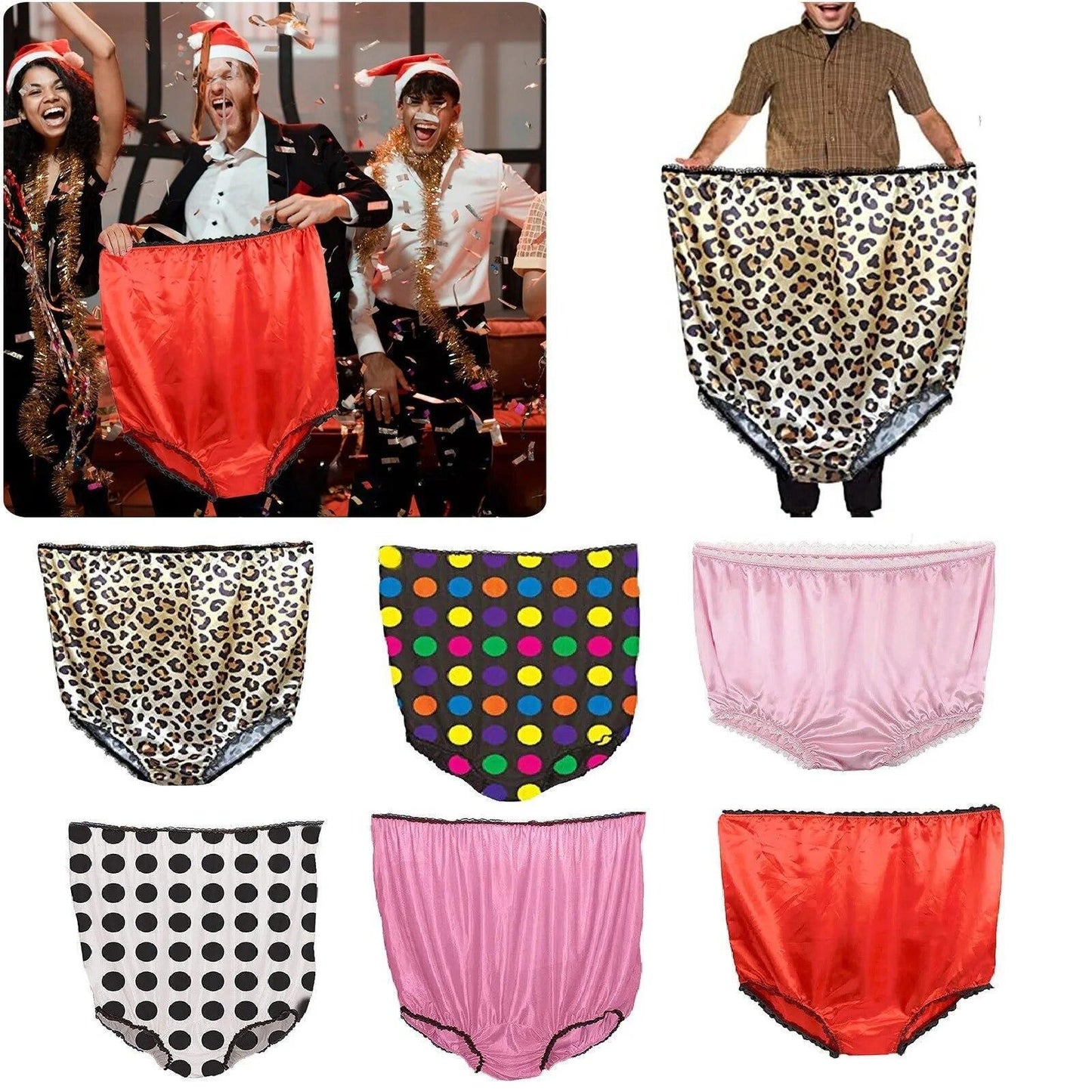Funny Joke Gag Gift Novelty Underwear Giant Grand Mama Undies, Big Momma Undies