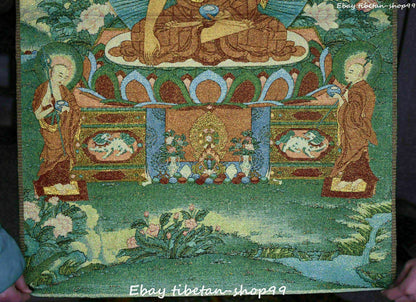 36 "Tibet Buddhismus Seidentuch Shakyamuni Sakyamuni Buddha Thangka Tonka