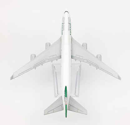 16cm EVA AIR BOEING 747-400 Passenger Airplane Diecast Aircraft Plane Model