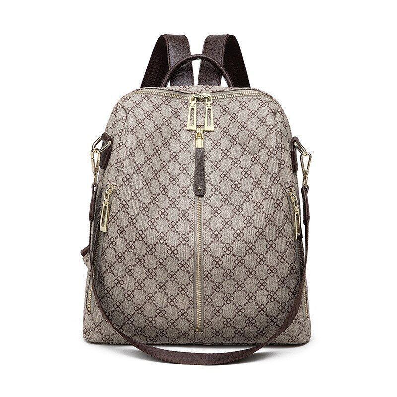 Backpack Ladies Bag Traveling Backpack Women Traveling Bag Large Geometric Purse