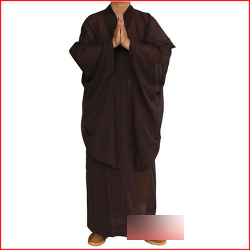 New Shaolin Buddhist Monk Dress Meditation Haiqing Robe Kung Fu Suit Costumes