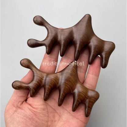 Sandalwood Massage Comb Multifunctional Head Meridian Scalp Massage Relax Facial