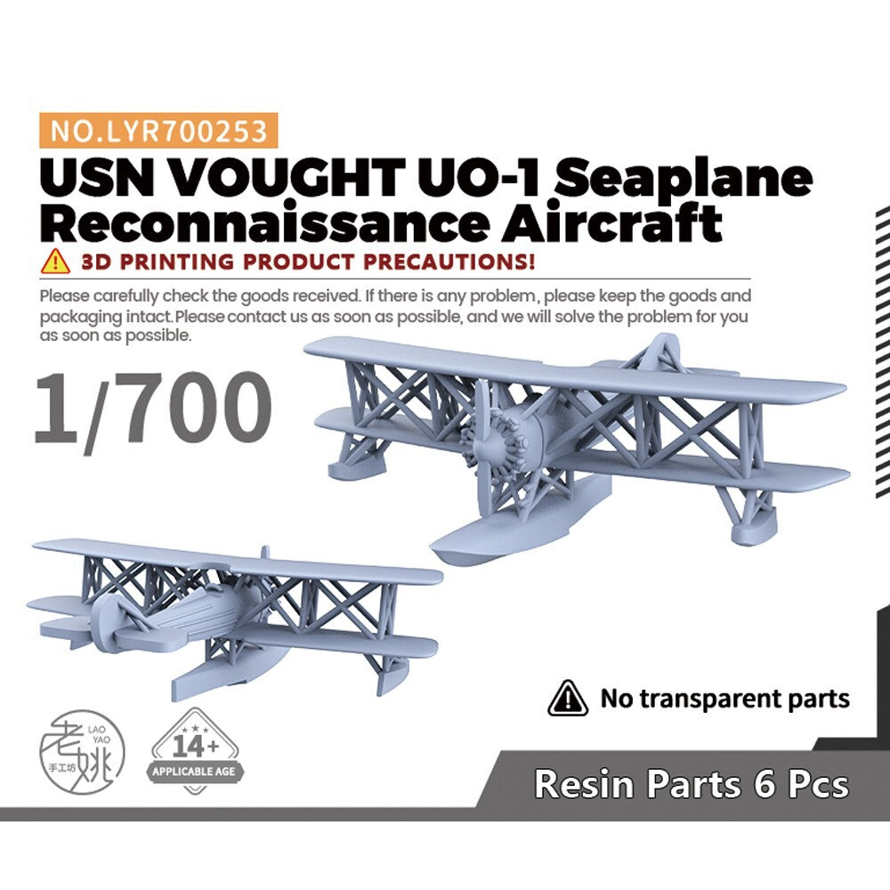 1/700 Military Model Kit USN VOUGHT UO-1 Seaplane Reconnaissance Aircraft