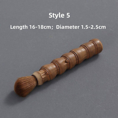 Natural Bamboo Tea Brush|Tea Accessories|Pot Brush|Tea Pet Brush