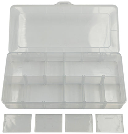 5 Pack Utility Component Storage Box with 20 Removable Dividers