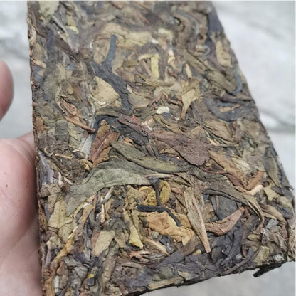 2022 Yunnan Yiwu Raw Pu-erh Tea Brick Wan Gong Ancient Tree Puerh Sheng Tea 250g