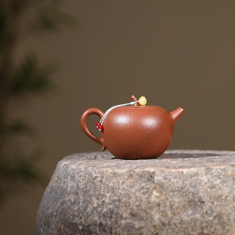 6.8oz Handmade Tea Pot Real Yixing Zisha Jiangpo Clay Master Kungfu Tea Pots New