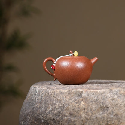 6.8oz Handmade Tea Pot Real Yixing Zisha Jiangpo Clay Master Kungfu Tea Pots New