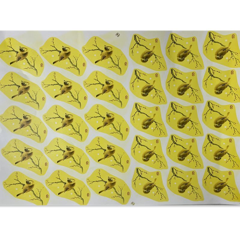 Ceramic Decal Pottery Art Clay Transfer Yellow Flower Paper Overglaze Underglaze