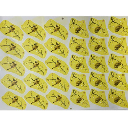 Ceramic Decal Pottery Art Clay Transfer Yellow Flower Paper Overglaze Underglaze