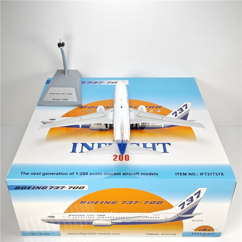1:200 InFlight Boeing 737-700 N737X Passenger Airplane Diecast Plane Model
