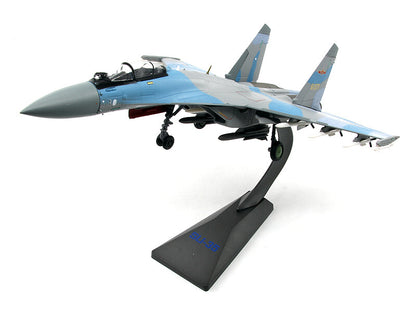 1:72 UNISTAR CHINA AIR FORCE SU-35 FLANKER Fighter Diecast Military Plane Model