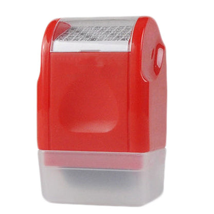 Red ID Stamp Identity Theft Protection Document Guard Self Ink Stamps Roller F