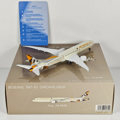 1:400 NGmodels Etihad Airways Boeing 787-10 A6-BMB Airplane Diecast Plane Model