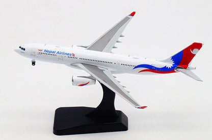 1:400 JC WINGS Nepal Airlines AIRBUS A330-200 Passenger Airplane Diecast Model
