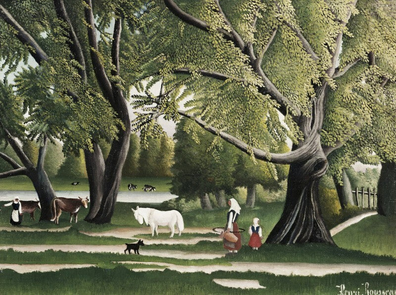 Oil painting Summer-Henri-Rousseau-Oil-Painting Summer-Henri-Rousseau-Oil-Painti
