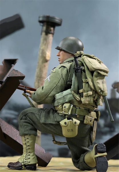 DID Palm Hero Series WWII US 2nd Ranger Battalion 3rd Private Caparzo 1/12 Model