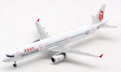 1:200 JC Wings Dragonair Airbus A321 Passenger Airplane Diecast Aircraft Model