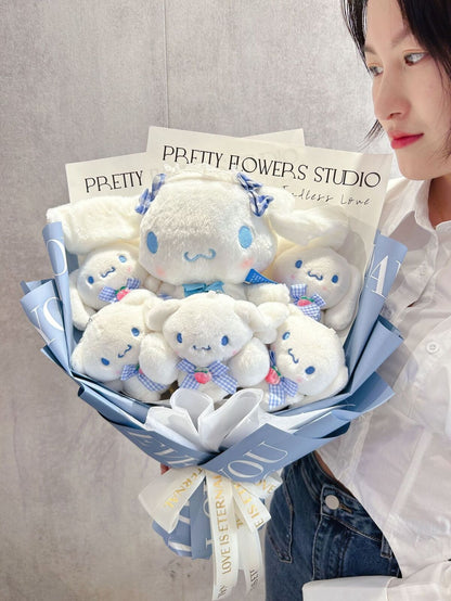 Sanrio Cinnamoroll Cartoon Plush Doll Bouquet Birthday Valentine's Day Gift