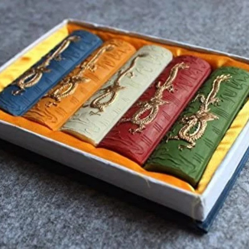 1 Set Huangshan Songyan Color Ink Drawing Ink Block Calligraphy Ink Stick
