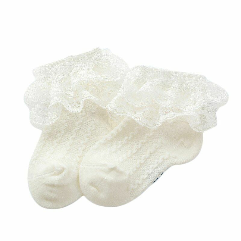 Socks Baby Lace Ruffle Cotton Girls Cute Toddler Princess Style Kid Accessories