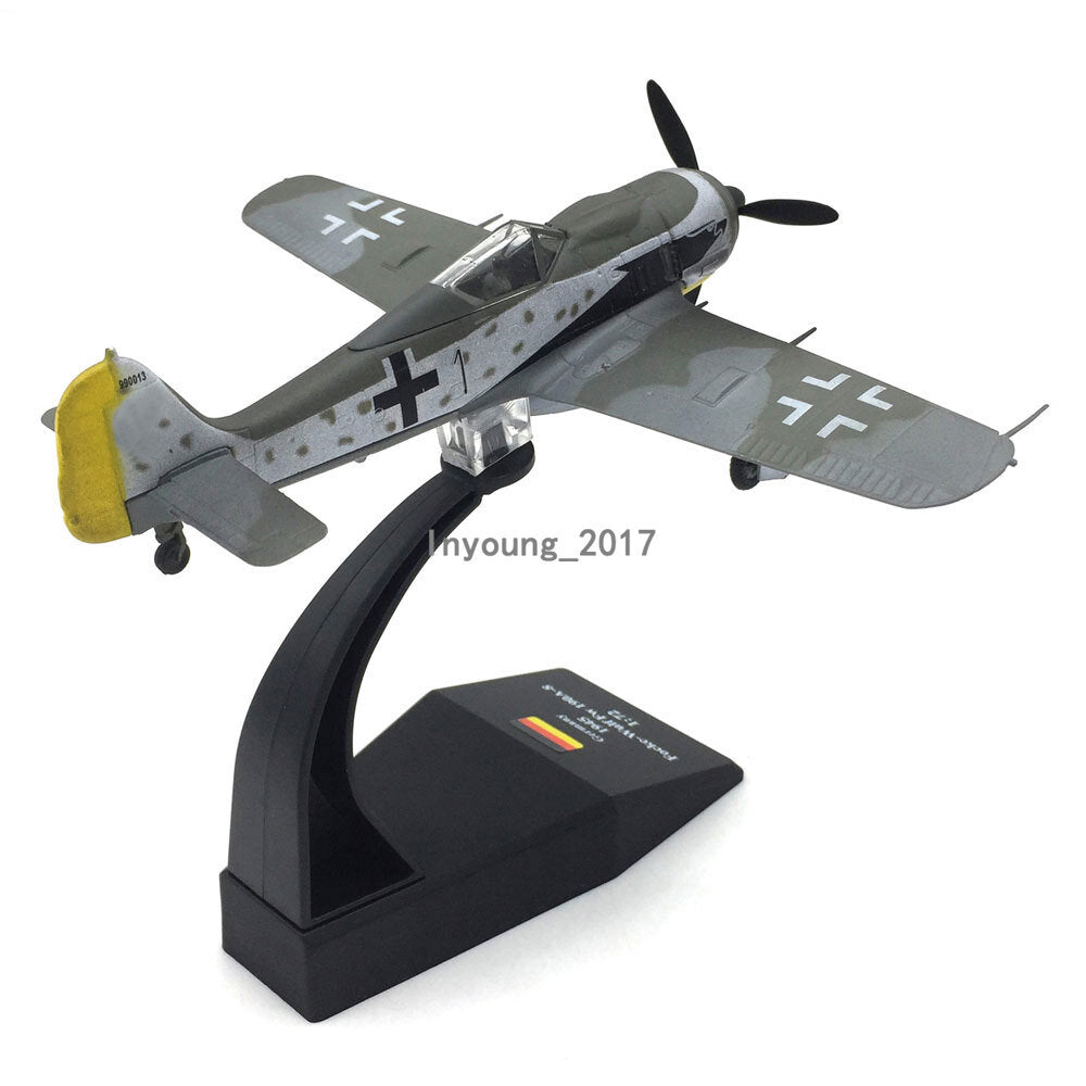 1/72 WWII Focke-Wulf FW-190 1945 Plane Model Aircraft Diecast Airplane Model