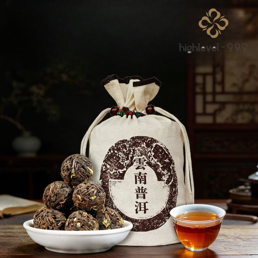 500g 2019 Nuomixiang Ripe Tea Handmade Loose Tea Yunnan Menghai Pu Erh Tea