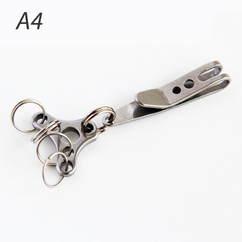 Mini Pocket Clips Carabiner Bag Waist Belt Clip Key Buckles Holder Outdoor T-cx