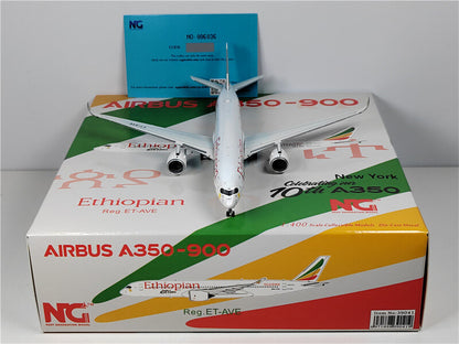 NG Models Ethiopian Airlines FOR AIRBUS A350-900 ET-AVE 1:400 Aircraft Model