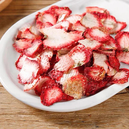 Top Grade Dried Strawberry Fruit Slices Pure Natural Dry Fruit Tea