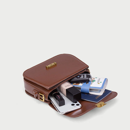 New Messenger Bag Fashion High Sense Niche Single Shoulder Leather Women's Bag
