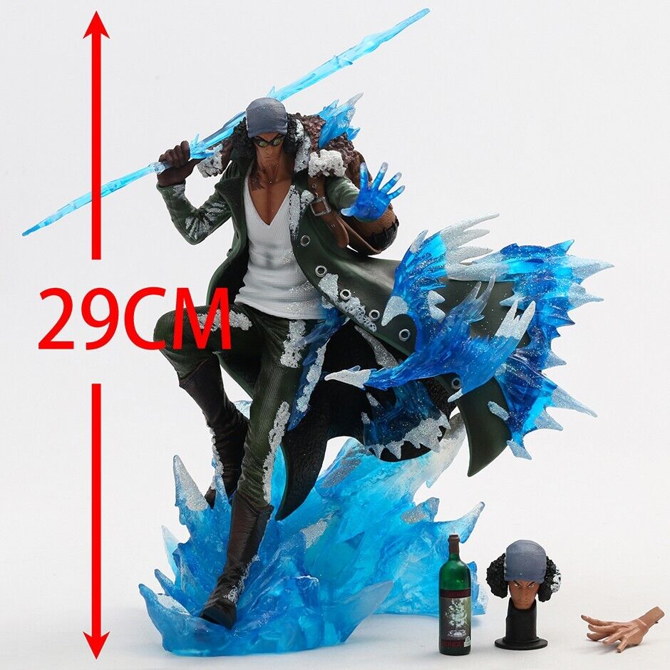 Anime One Piece Kuzan PVC Actionfigur Modell GK Statue Sammlerstück Spielzeug 2 Köpfe-