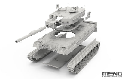 MENG 72-009 1/72 Leopard 2 A4 Howitzer German Main Battle Tank Assembly Model