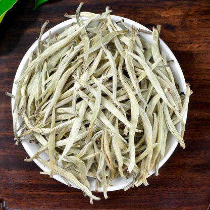 100g Natural Yunnan Silver Needle White Tea Chinese Baihao Yinzhen Loose Leaf
