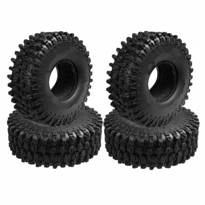 4Pack 1.9" Wheel Tires For Axial SCX10 90046 D90 TRX-4 Simulated 1/10 RC Crawler