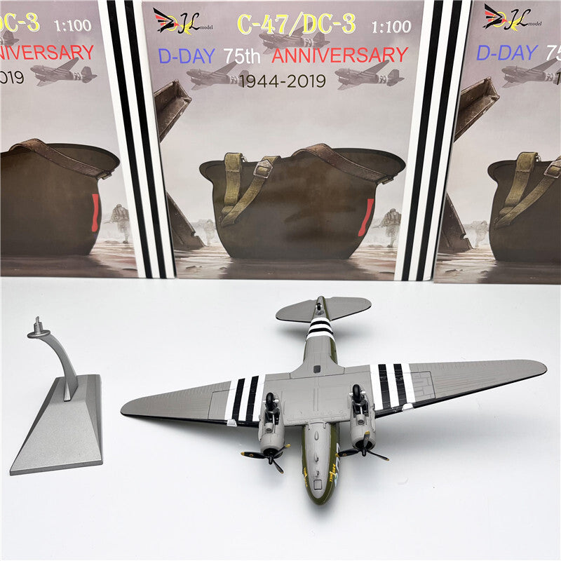WWII USA C-47 CU 1/100 diecast plane model aircraft