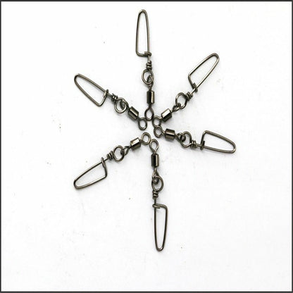 Swivel Hooks Snap Lure Fishing 1000pcs Stainless Steel Connector Rolling Tackles