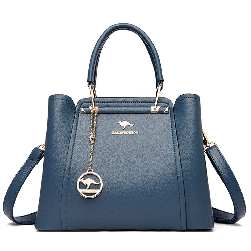 Women Bag High Quality Genuine Leather Handbag Purse Vintage Shoulder Messenger