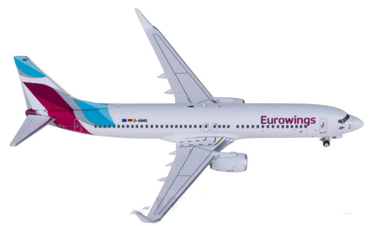 1:400 AeroPolaris Eurowings Boeing 737-800 Passenger Airplane Diecast Model