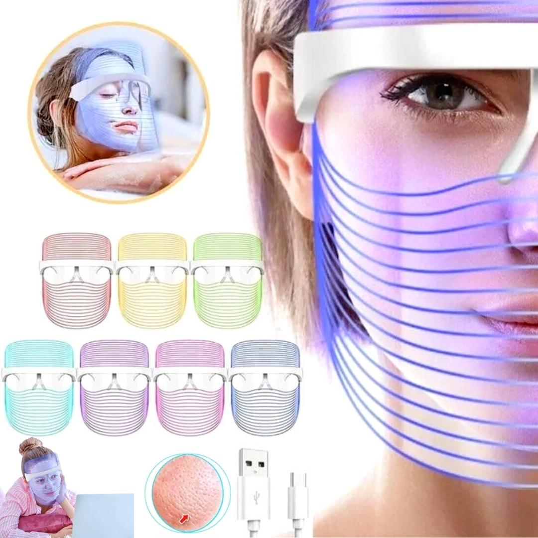 Mascara Led Facial 7 Funciones Treatment Rejuvenece para Arrugas Acne Envejecer