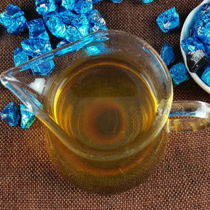 Puer Raw Chagao Blue Foil Packing High Quality Shen Pu-erh Cream Cha Gao Resin