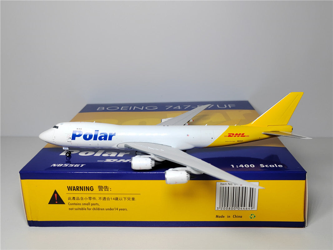 1:400 Phoenix Polar DHL BOEING B747-8F Airplane Diecast Aircraft Plane Model