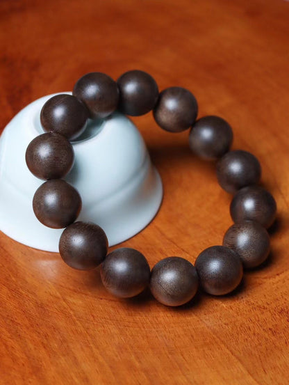 16mm Chinese Natural Eaglewood Handmade Exquisite Bracelets 31289