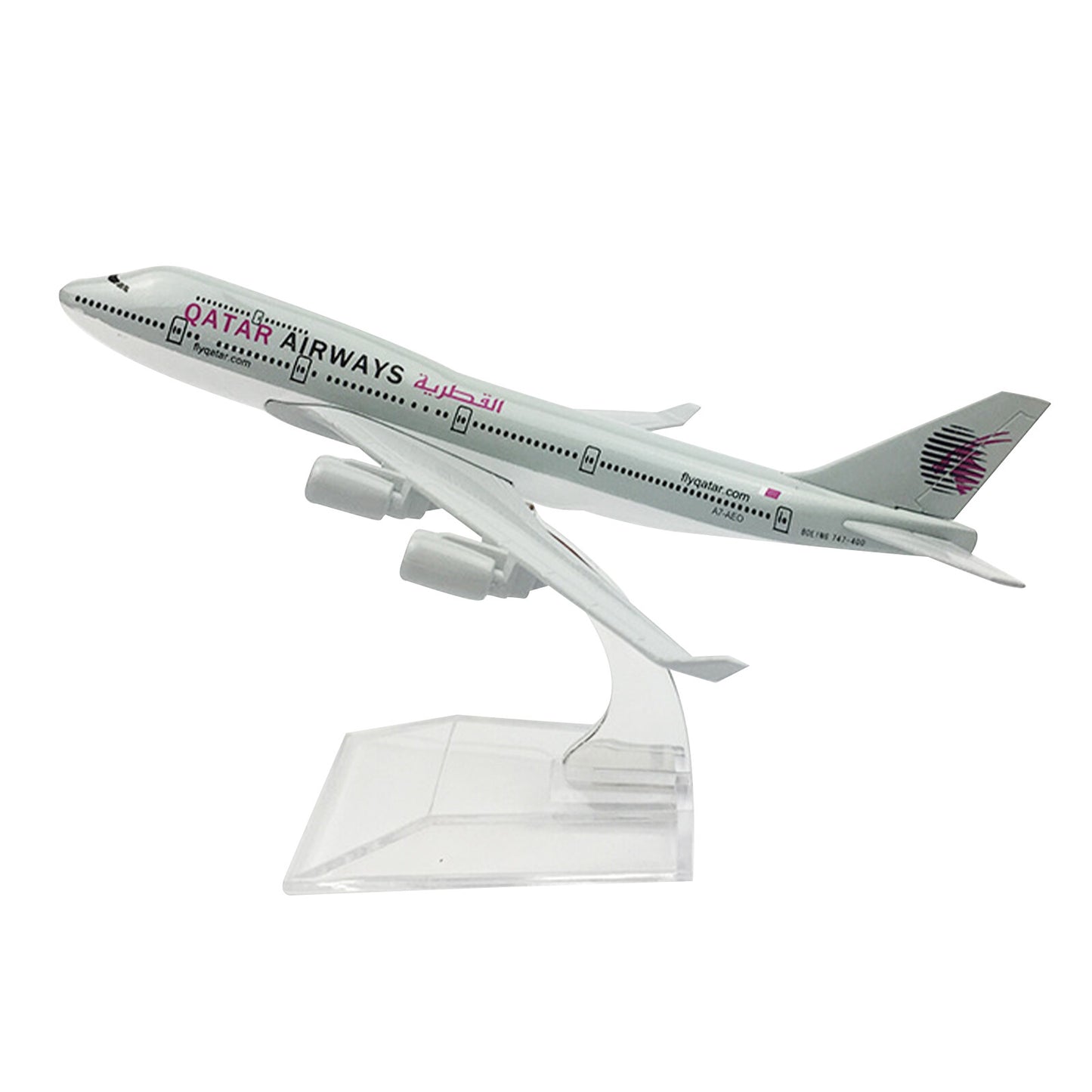 1:400 16cm B747 Qatar Airways Airplane Model Alloy Plane Simulation Ornaments